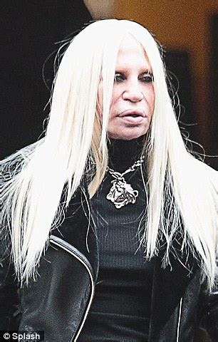 donatella Versace without make up